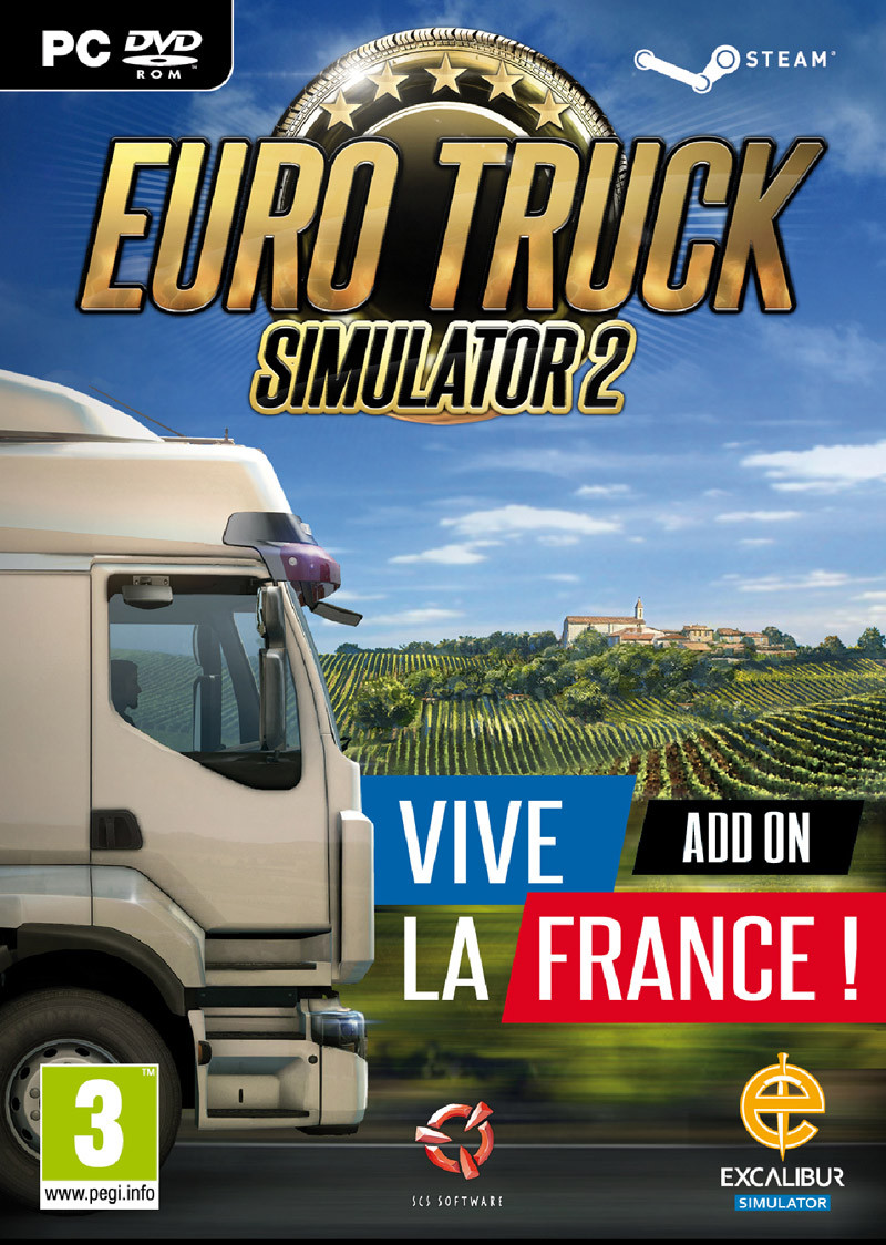 Euro Truck Simulator 2 - Vive la France DLC Steam (Digital Download) Euro Truck Simulator 2 - Vive la France DLC Steam (Digital Download)