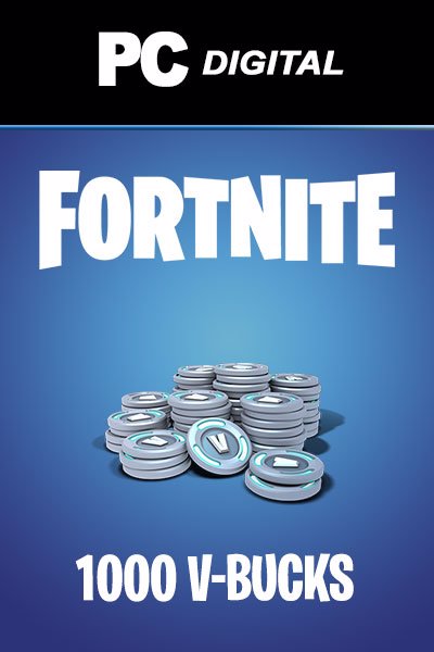 Fortnite 1000 V-Bucks - ONLY FOR WINDOWS PC - Epic Games (Digital Download)
