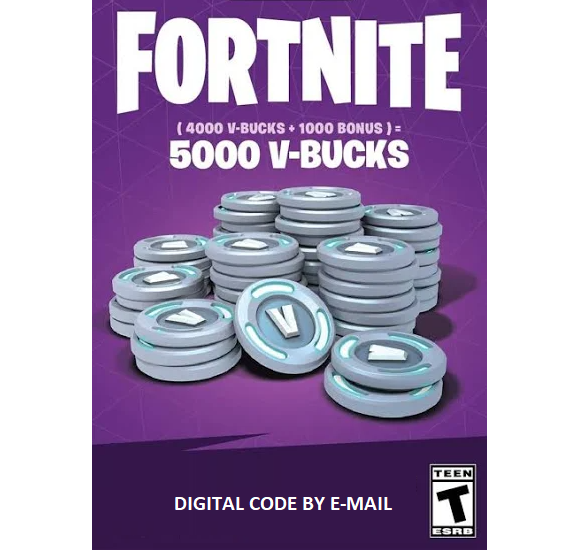 Fortnite 5000 V-Bucks - ONLY FOR WINDOWS PC - Epic Games (Digital Download)