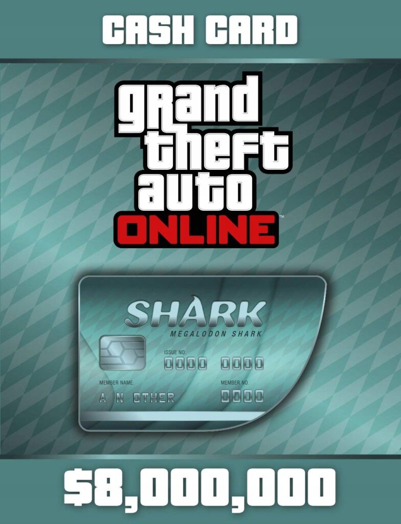 Grand Theft Auto Online - $8,000,000 Megalodon Shark Cash Card PC Activation Code