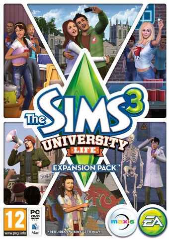 The Sims 3 - University Life Expansion (PC) – Origin DLC