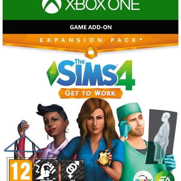 The Sims 4 - Get to Work DLC EU XBOX One (Digital Download)
