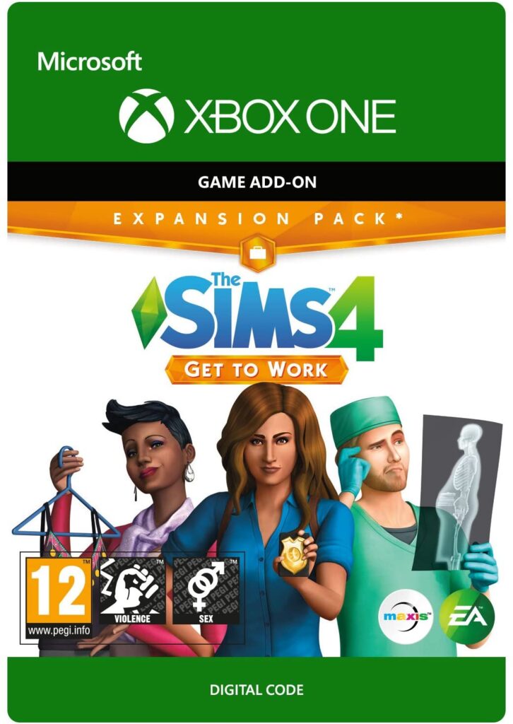 The Sims 4 - Get to Work DLC EU XBOX One (Digital Download)