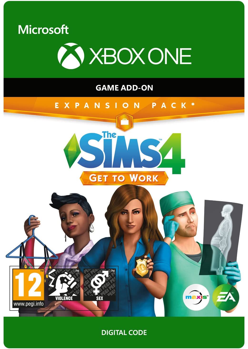 The Sims 4 - Get to Work DLC EU XBOX One (Digital Download) The Sims 4 - Get to Work DLC EU XBOX One (Digital Download)
