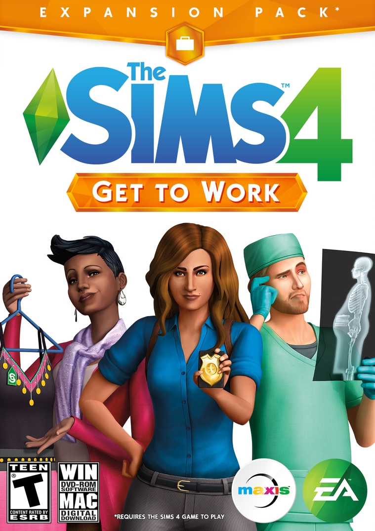 The Sims 4 - Get to Work (PC & Mac) – Origin DLC The Sims 4 - Get to Work (PC & Mac) – Origin DLC