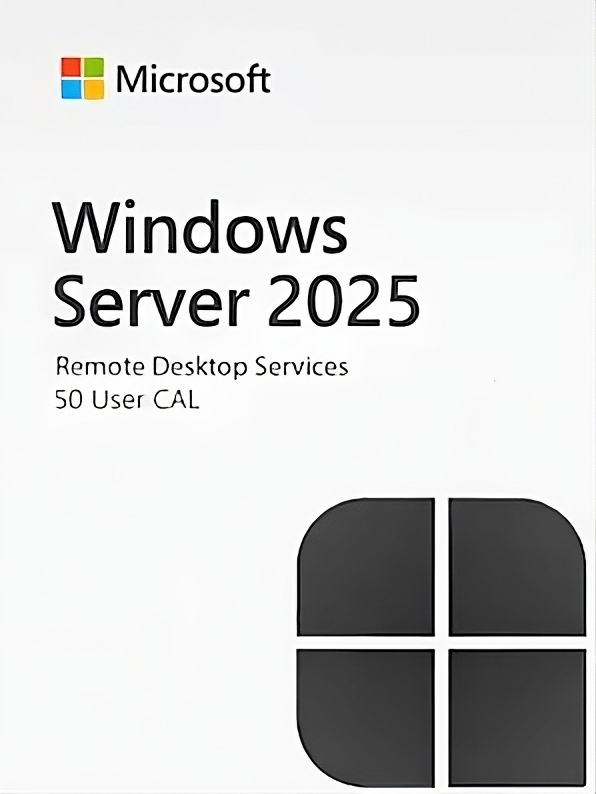 Windows Server 2025 Remote Desktop Services (RDS) - 50 User CAL