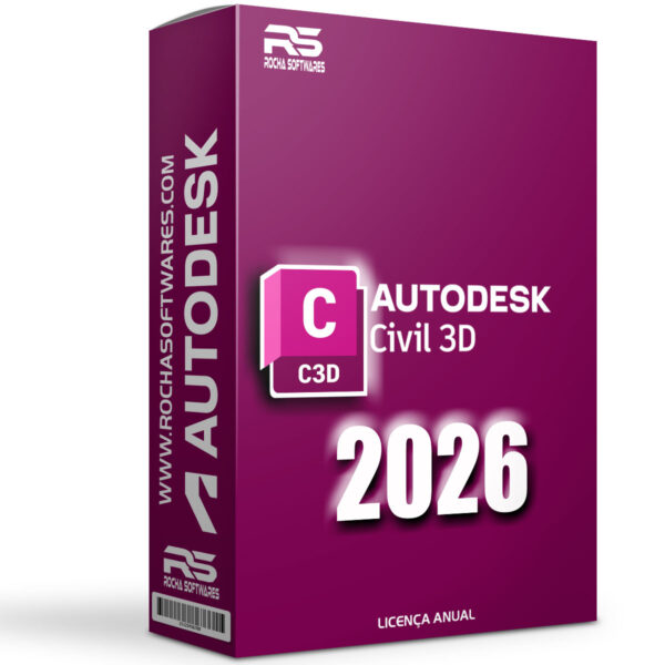 Autodesk Civil 3D 2026 - Licença Anual