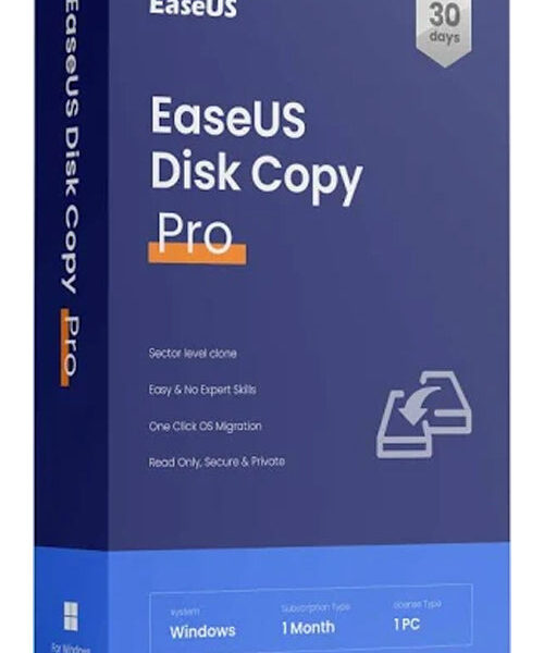 EaseUS Disk Copy Pro (PC) - 1 Device, 1 Month - EaseUS Key - GLOBAL
