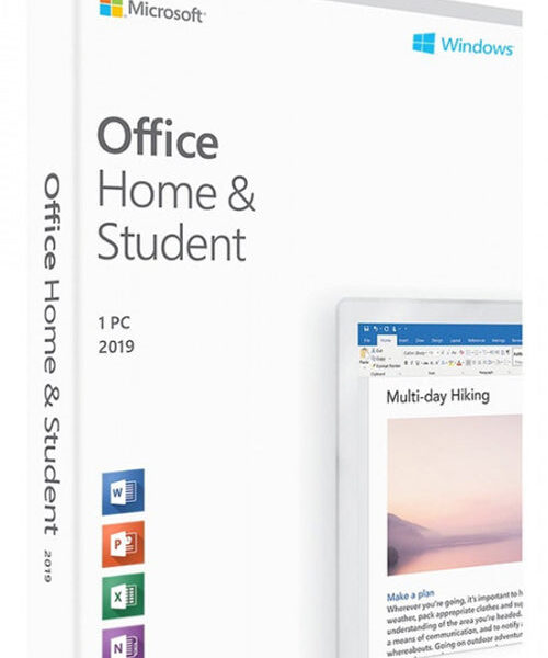 MS Office Home and Student 2019 Retail Key