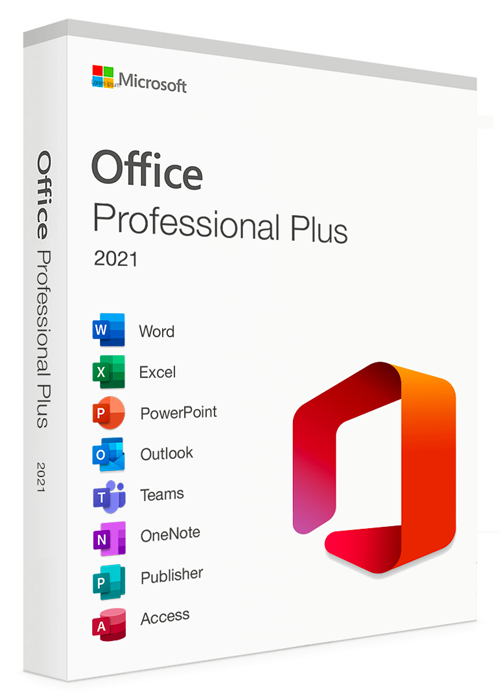 MS Office Professional Plus 2021 Retail Key