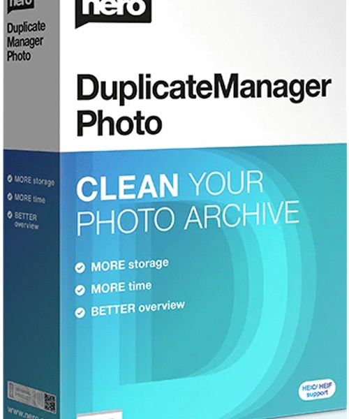Nero DuplicateManager Photo 2023 - 1 Device Lifetime Key Global